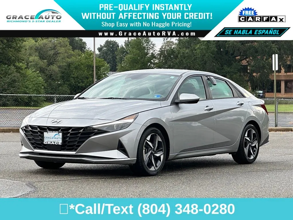 Silver 2023 Hyundai Elantra SEL for sale in Richmond, VA
