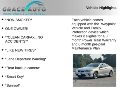Photos of 2015 Honda Accord EX-L for sale in Richmond, VA at Grace Auto Sales