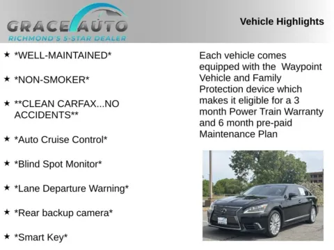 Photos of 2013 Lexus LS 460 for sale in Richmond, VA at Grace Auto Sales