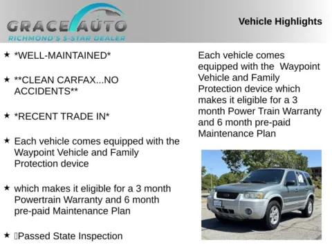 Photos of 2006 Ford Escape Hybrid for sale in Richmond, VA at Grace Auto Sales