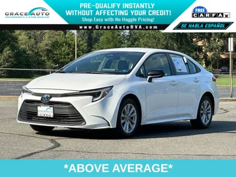White 2025 Toyota Corolla Hybrid LE for sale in Richmond, VA