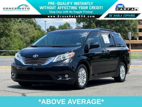 Black 2011 Toyota Sienna XLE for sale in Richmond, VA