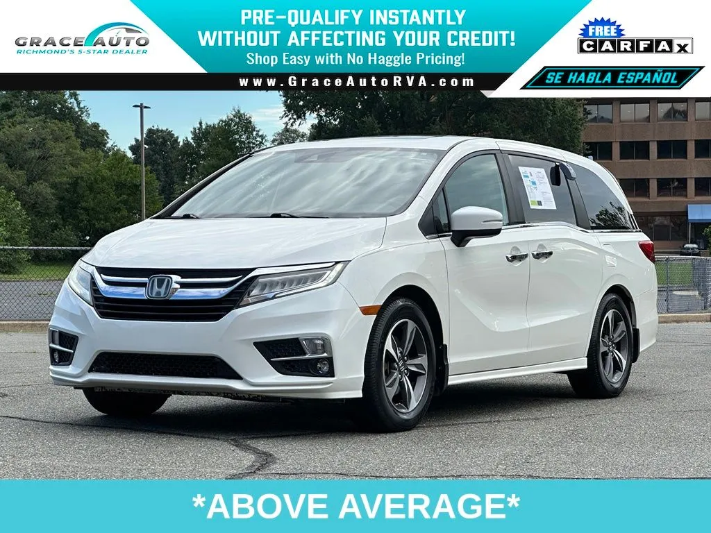White 2019 Honda Odyssey Touring for sale in Richmond, VA