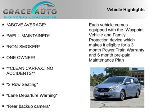 Photos of 2014 Honda Odyssey Touring for sale in Richmond, VA at Grace Auto Sales