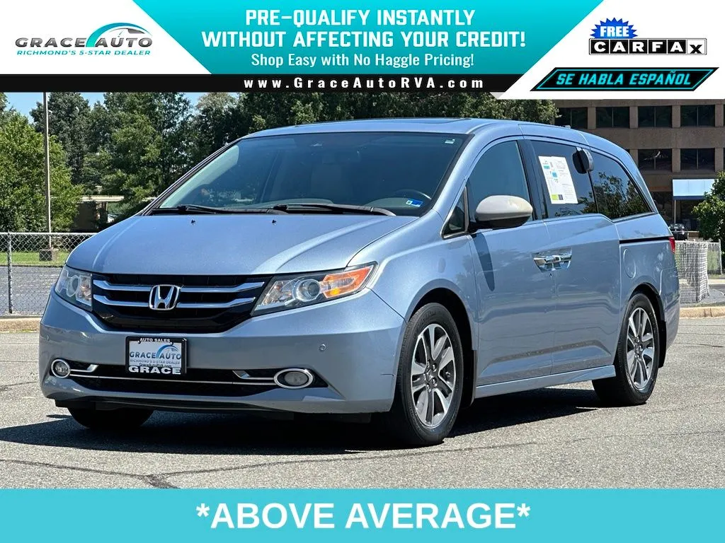 Blue 2014 Honda Odyssey Touring for sale in Richmond, VA