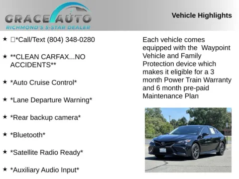 Photos of 2024 Toyota Camry SE for sale in Richmond, VA at Grace Auto Sales