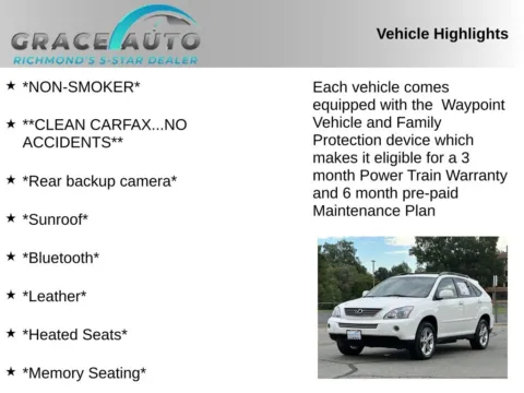 Photos of 2008 Lexus RX 400h for sale in Richmond, VA at Grace Auto Sales