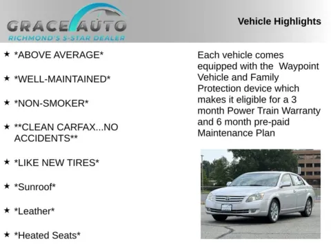 Photos of 2006 Toyota Avalon XL for sale in Richmond, VA at Grace Auto Sales