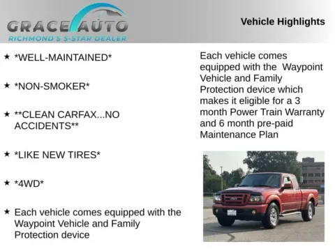 Photos of 2010 Ford Ranger XLT for sale in Richmond, VA at Grace Auto Sales