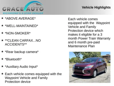 Photos of 2024 Mitsubishi Mirage ES for sale in Richmond, VA at Grace Auto Sales
