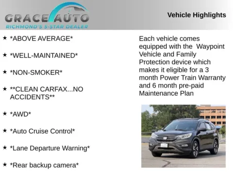 Photos of 2015 Honda CR-V Touring for sale in Richmond, VA at Grace Auto Sales