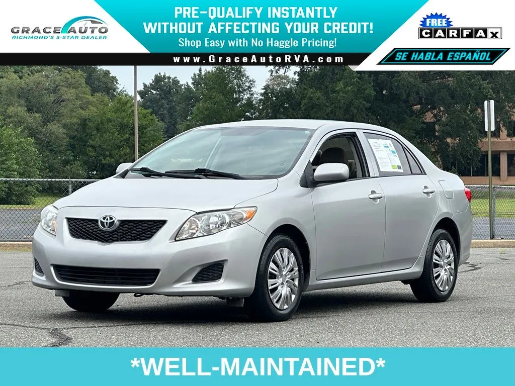 Silver 2010 Toyota Corolla LE for sale in Richmond, VA