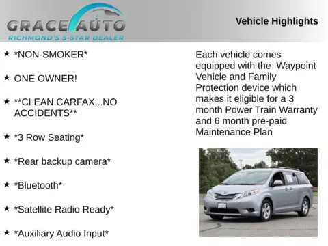 Photos of 2015 Toyota Sienna LE for sale in Richmond, VA at Grace Auto Sales
