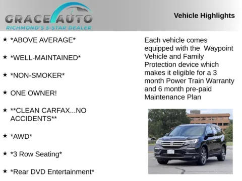 Photos of 2017 Honda Pilot Touring for sale in Richmond, VA at Grace Auto Sales