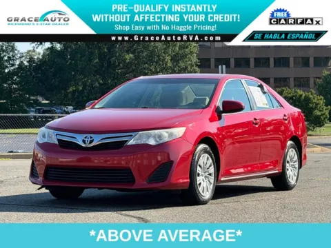 Red 2014 Toyota Camry LE for sale in Richmond, VA