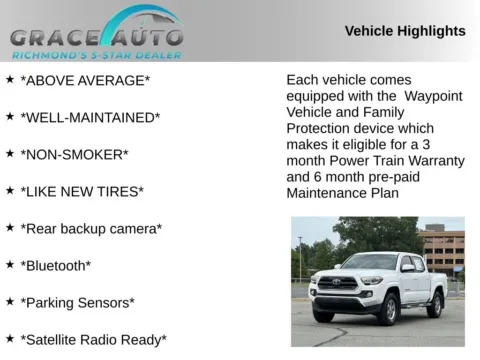 Photos of 2016 Toyota Tacoma SR5 for sale in Richmond, VA at Grace Auto Sales