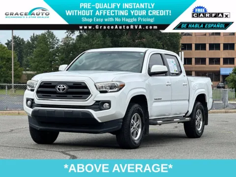 White 2016 Toyota Tacoma SR5 for sale in Richmond, VA