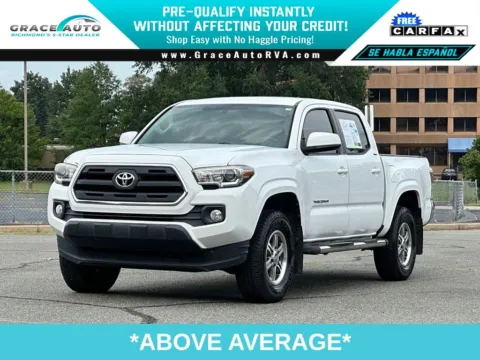 White 2016 Toyota Tacoma SR5 for sale in Richmond, VA