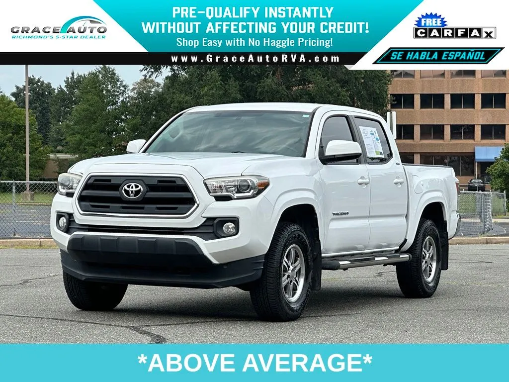White 2016 Toyota Tacoma SR5 for sale in Richmond, VA