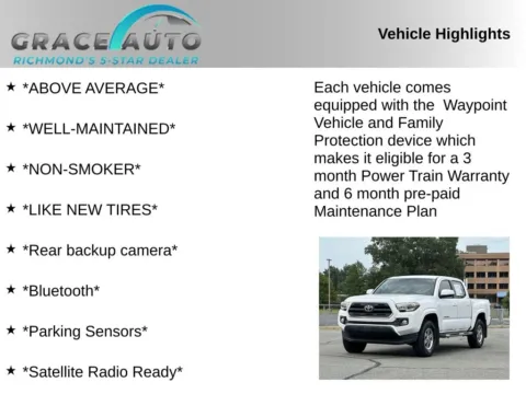 Photos of 2016 Toyota Tacoma SR5 for sale in Richmond, VA at Grace Auto Sales