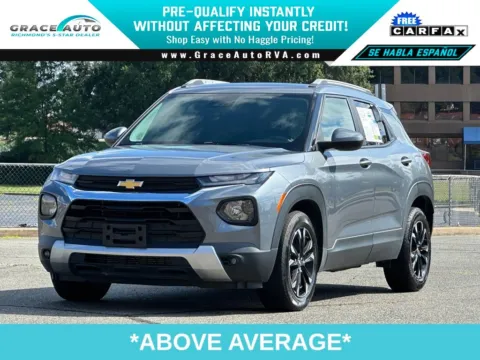 Gray 2022 Chevrolet TrailBlazer LT for sale in Richmond, VA