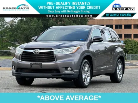 Gray 2014 Toyota Highlander Limited Platinum V6 for sale in Richmond, VA