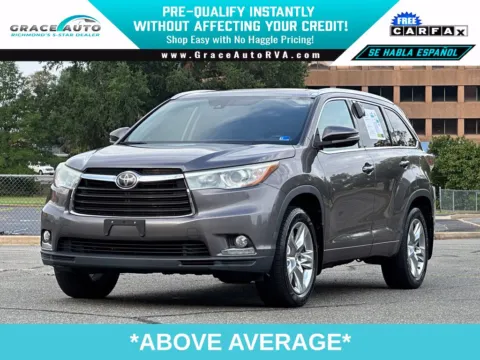 Gray 2014 Toyota Highlander Limited Platinum V6 for sale in Richmond, VA