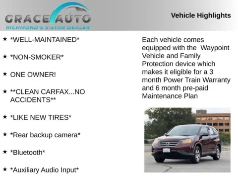 Photos of 2014 Honda CR-V LX for sale in Richmond, VA at Grace Auto Sales