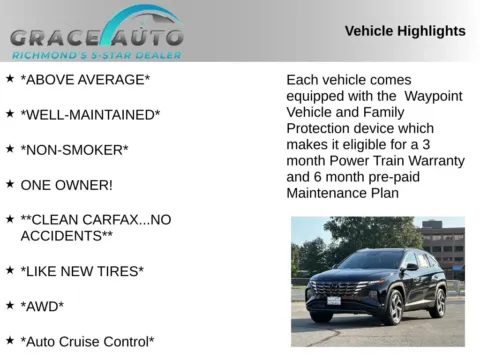 Photos of 2023 Hyundai Tucson Limited for sale in Richmond, VA at Grace Auto Sales