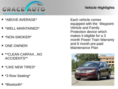 Photos of 2012 Honda Odyssey EX for sale in Richmond, VA at Grace Auto Sales
