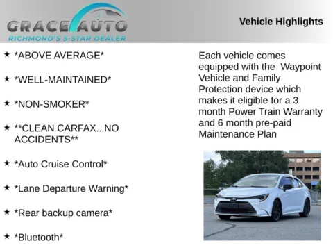 Photos of 2024 Toyota Corolla LE for sale in Richmond, VA at Grace Auto Sales