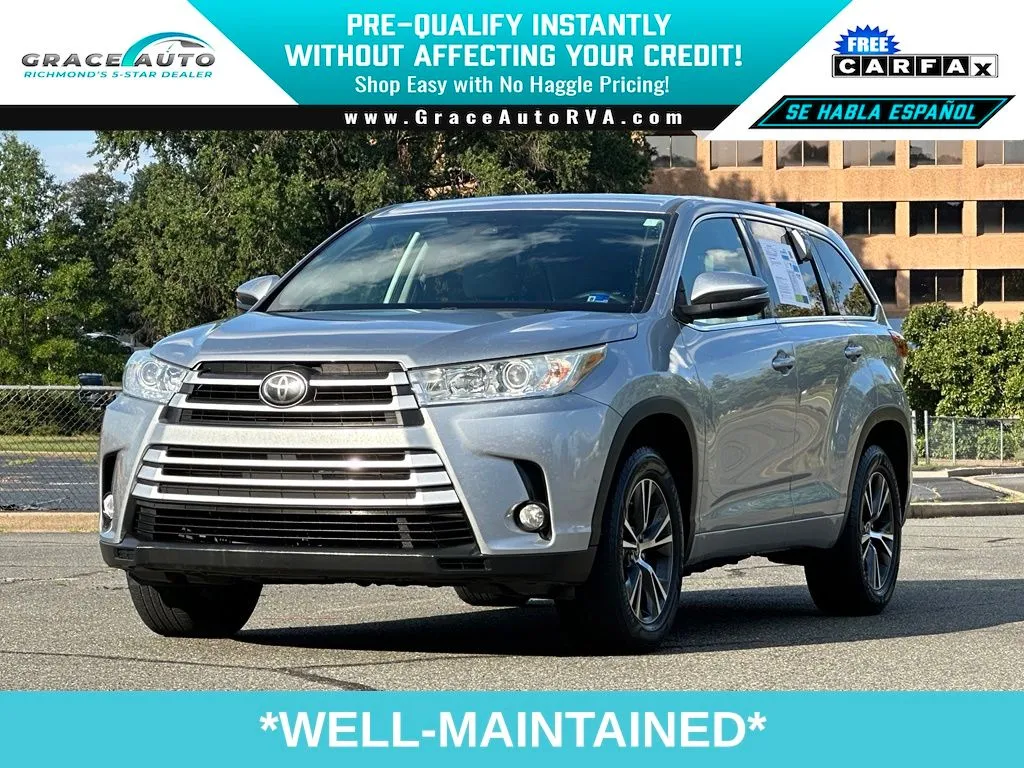 Silver 2017 Toyota Highlander LE for sale in Richmond, VA