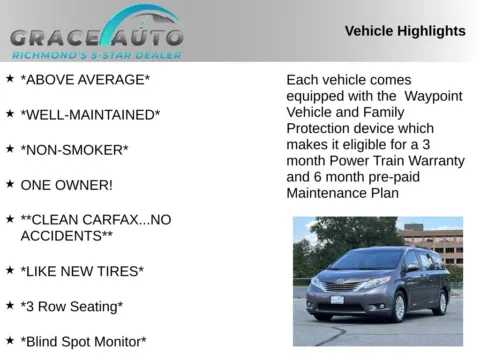 Photos of 2017 Toyota Sienna XLE for sale in Richmond, VA at Grace Auto Sales