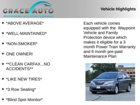 Photos of 2017 Toyota Sienna XLE for sale in Richmond, VA at Grace Auto Sales