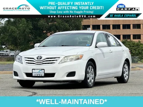 White 2011 Toyota Camry LE for sale in Richmond, VA
