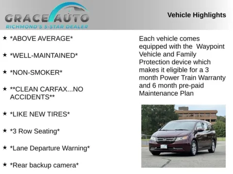 Photos of 2015 Honda Odyssey EX-L for sale in Richmond, VA at Grace Auto Sales