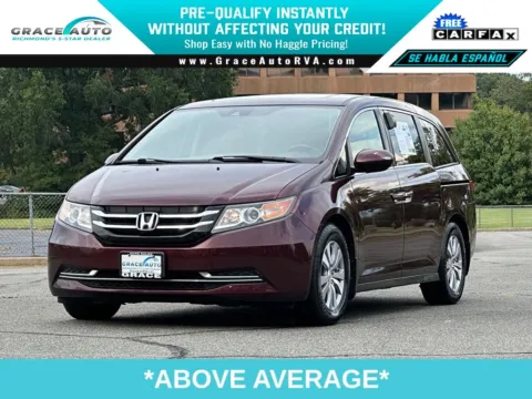 Red 2015 Honda Odyssey EX-L for sale in Richmond, VA