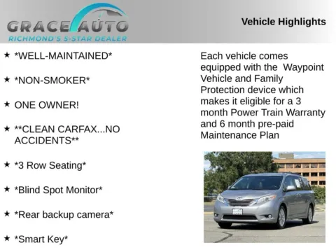 Photos of 2016 Toyota Sienna XLE Premium for sale in Richmond, VA at Grace Auto Sales