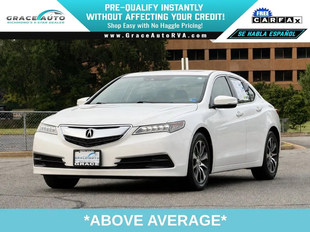 White 2015 Acura TLX Tech for sale in Richmond, VA