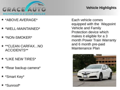 Photos of 2015 Acura TLX Tech for sale in Richmond, VA at Grace Auto Sales