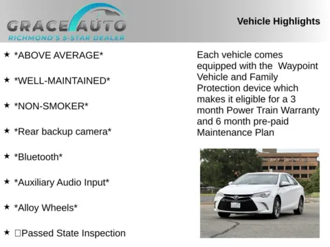 Photos of 2017 Toyota Camry SE for sale in Richmond, VA at Grace Auto Sales