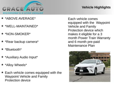 Photos of 2017 Toyota Camry SE for sale in Richmond, VA at Grace Auto Sales