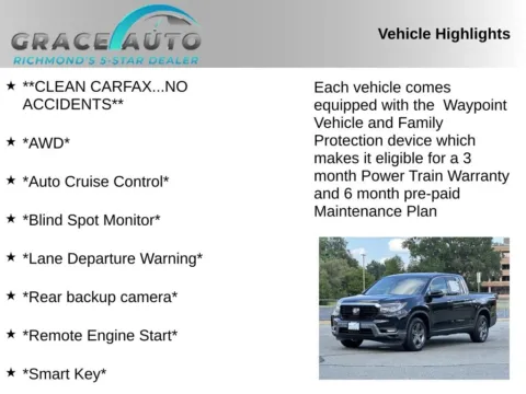 Photos of 2023 Honda Ridgeline RTL-E for sale in Richmond, VA at Grace Auto Sales