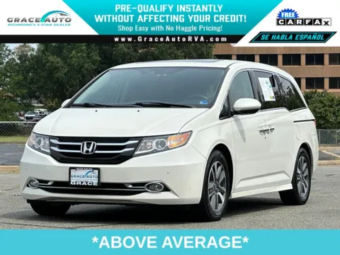 White 2016 Honda Odyssey Touring Elite for sale in Richmond, VA