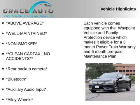 Photos of 2017 Honda Accord LX for sale in Richmond, VA at Grace Auto Sales