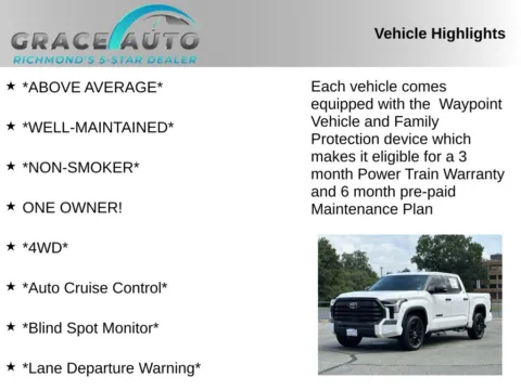 Photos of 2022 Toyota Tundra SR5 for sale in Richmond, VA at Grace Auto Sales