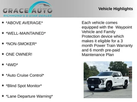 Photos of 2022 Toyota Tundra SR5 for sale in Richmond, VA at Grace Auto Sales