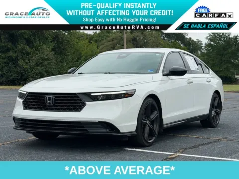 White 2023 Honda Accord Hybrid Sport-L for sale in Richmond, VA