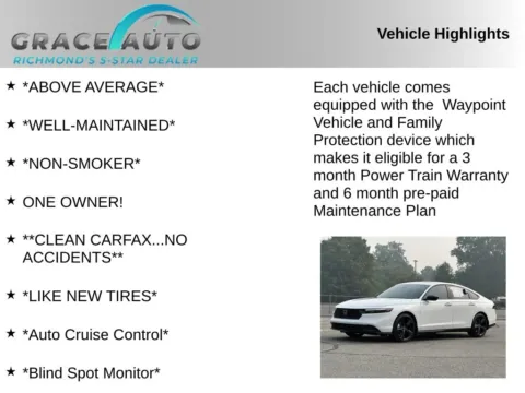 Photos of 2023 Honda Accord Hybrid Sport-L for sale in Richmond, VA at Grace Auto Sales