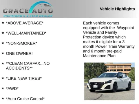 Photos of 2024 Nissan Altima 2.5 SR for sale in Richmond, VA at Grace Auto Sales
